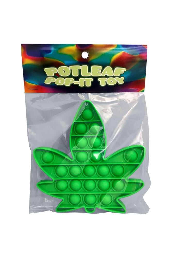 Kheper Games - Pot Leaf Pop-It Toy - Green - Stag Shop
