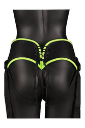 Ouch by Shots - Strap-on Harness & Dildo Set - Glow in the Dark - Stag Shop