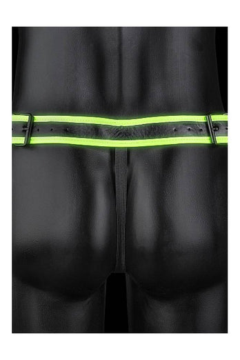 Ouch by Shots - Striped Jock Strap Style #2 - Glow in the Dark - Stag Shop