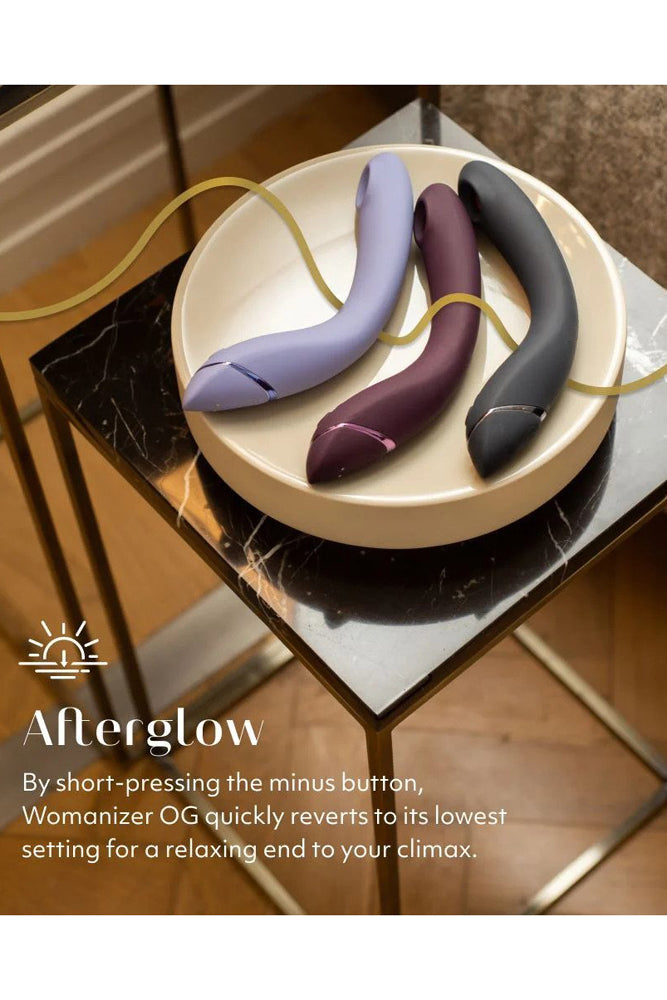Womanizer - OG Pleasure Air G-Spot Vibrator - Aubergine - Stag Shop