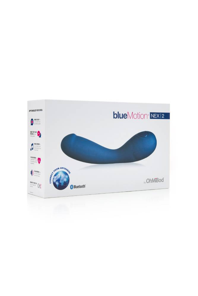 Ohmibod - BlueMotion Nex2 Bluetooth G-spot Vibrator - Blue - Stag Shop