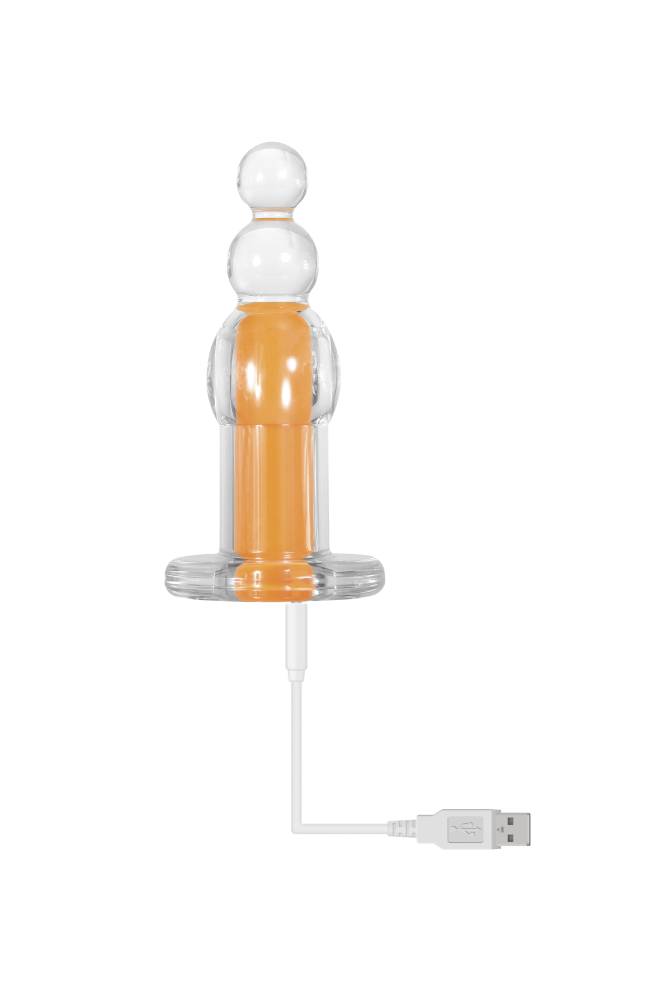 Evolved - Gender X - Orange Dream Vibrating Remote Controlled Butt Plug - Orange - Stag Shop
