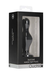Ouch by Shots Toys - Magic Butt Plug - Black - Stag Shop