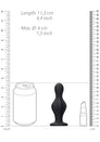 Ouch by Shots Toys - Magic Butt Plug - Black - Stag Shop