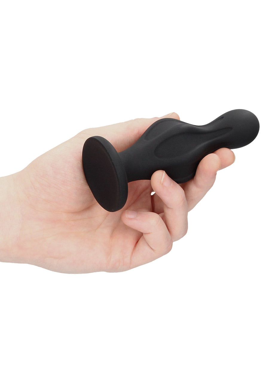 Ouch by Shots Toys - Magic Butt Plug - Black - Stag Shop