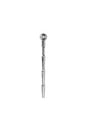 Ouch by Shots Toys - Urethral Sounding Metal Dilator - Silver - Stag Shop