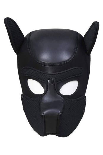 Ouch by Shots Toys - Puppy Play - Neoprene Puppy Hood - Black - Stag Shop