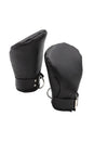 Ouch by Shots Toys - Puppy Play - Neoprene Lined Fist Mitts - Black - Stag Shop