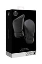 Ouch by Shots Toys - Puppy Play - Neoprene Lined Fist Mitts - Black - Stag Shop