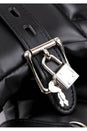 Ouch by Shots Toys - Puppy Play - Neoprene Dog Mitts with Padlocks - Black - Stag Shop