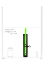 Ouch by Shots Toys - Hand & Ankle Cuffs with Hogtie - Glow in the Dark - Stag Shop