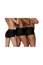 Ouch by Shots Toys - Vibrating Strap-on Boxer - Black - Various Sizes - Stag Shop