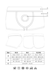 Ouch by Shots Toys - Vibrating Strap-on Boxer - Black - Various Sizes - Stag Shop