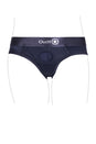 Ouch by Shots Toys - Vibrating Strap-on High-cut Brief - Black - Various Sizes - Stag Shop