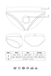 Ouch by Shots Toys - Vibrating Strap-on High-cut Brief - Black - Various Sizes - Stag Shop
