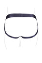 Ouch by Shots Toys - Vibrating Strap-on Panty Harness with Open Back - Black - Various Sizes - Stag Shop