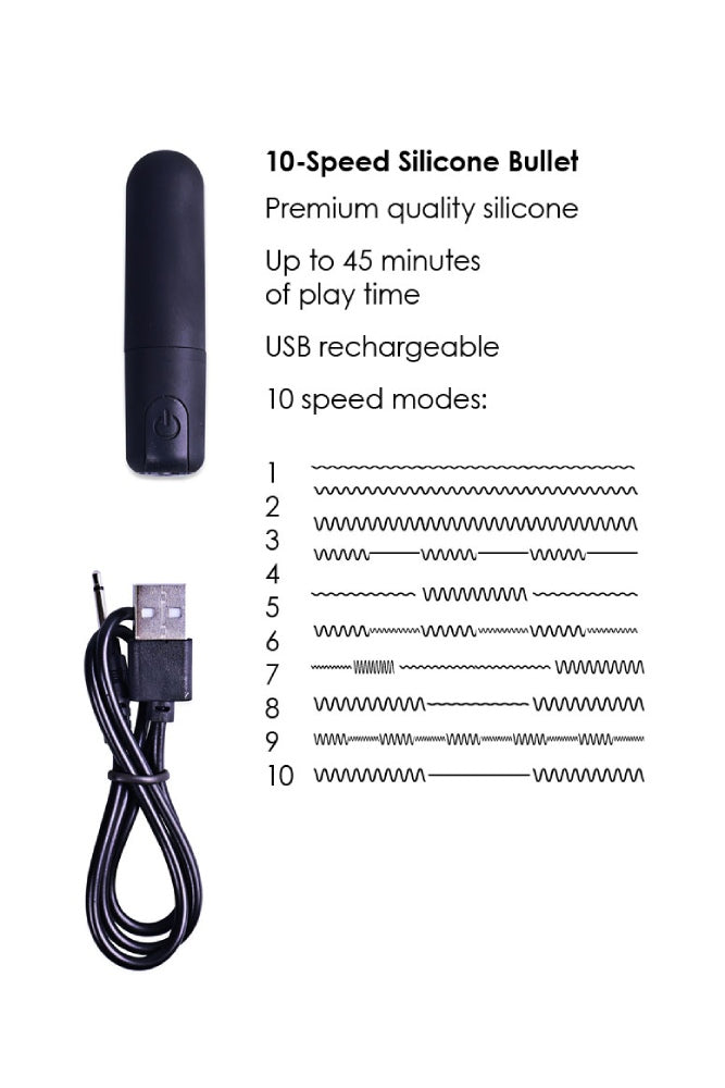 Ouch by Shots Toys - Vibrating Strap-on Panty Harness with Open Back - Black - Various Sizes - Stag Shop