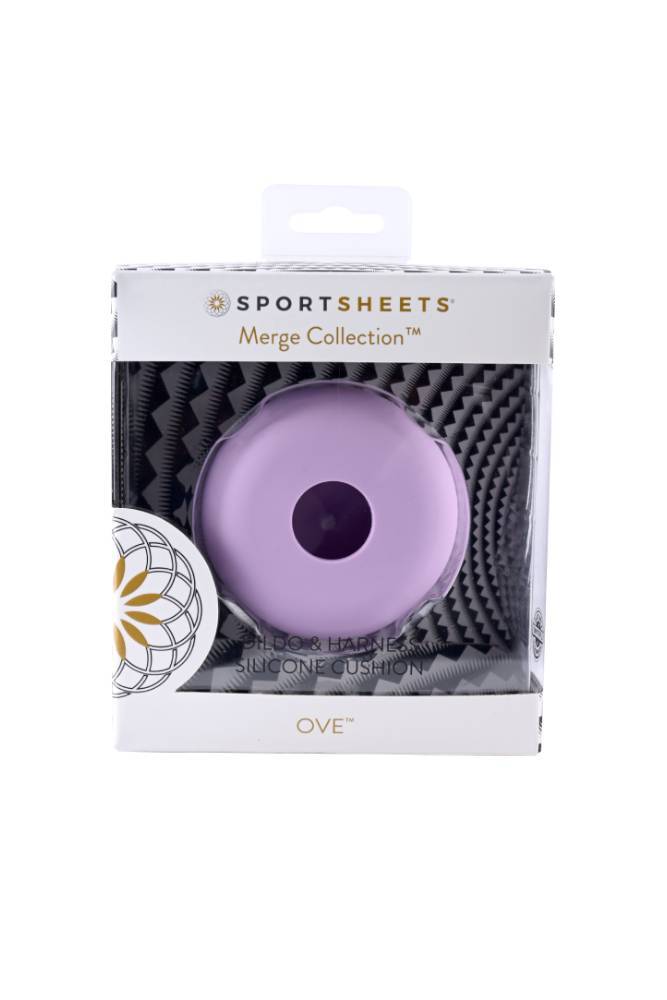 Sportsheets - OVE - Silicone Dildo & Harness Cushion - Lavender - Stag Shop