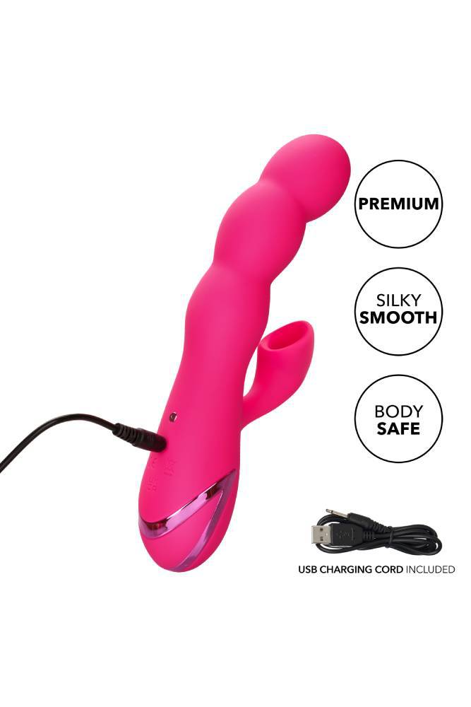 Cal Exotics - California Dreaming - Oceanside Orgasm Dual Vibrator - Pink - Stag Shop