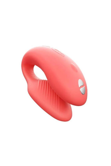 We-Vibe - Chorus Adjustable Dual Couples Vibrator - Crave Coral - Stag Shop