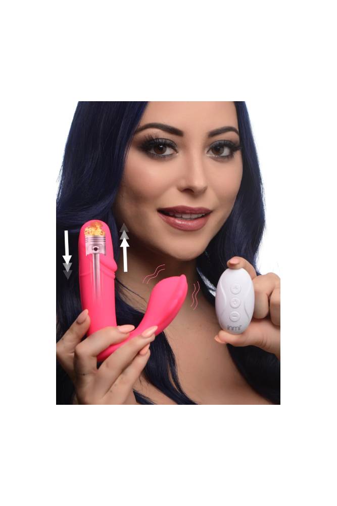XR Brands - Inmi - Panty Thumper Vibrator with Remote - Pink - Stag Shop