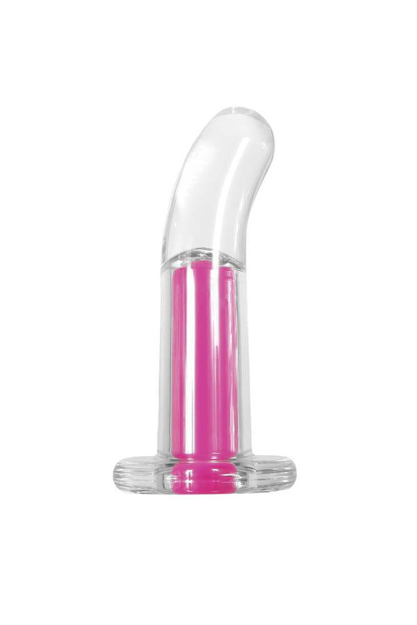 Evolved - Gender X - Pink Paradise Remote Controlled Curved Butt Plug - Pink - Stag Shop
