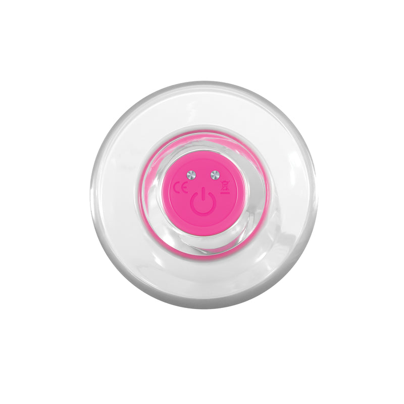 Evolved - Gender X - Pink Paradise Remote Controlled Curved Butt Plug - Pink - Stag Shop