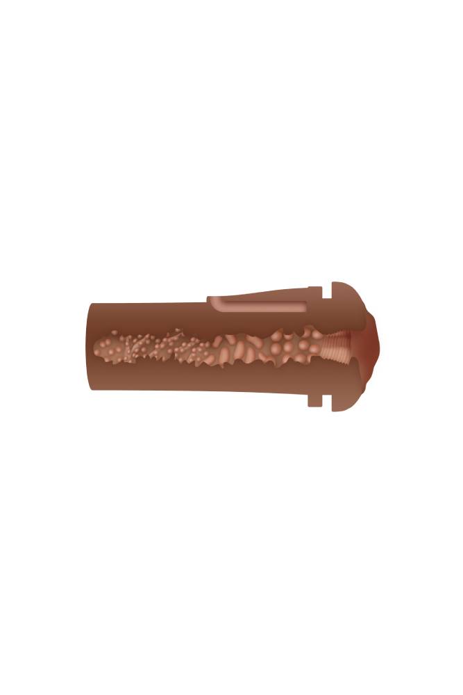 Zero Tolerance - Pop on the Go Stroker - Brown - Stag Shop