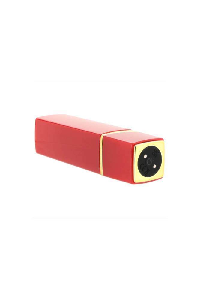 Cousins Group - Pink Pussycat Rechargeable Lipstick Vibrator - Red/Gold - Stag Shop