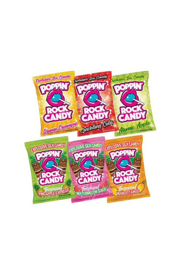 Rock Candy Toys - Popping Rock Candy - Assorted Flavours - Stag Shop