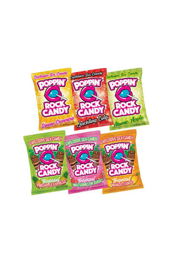 Rock Candy Toys - Popping Rock Candy - Assorted Flavours - Stag Shop