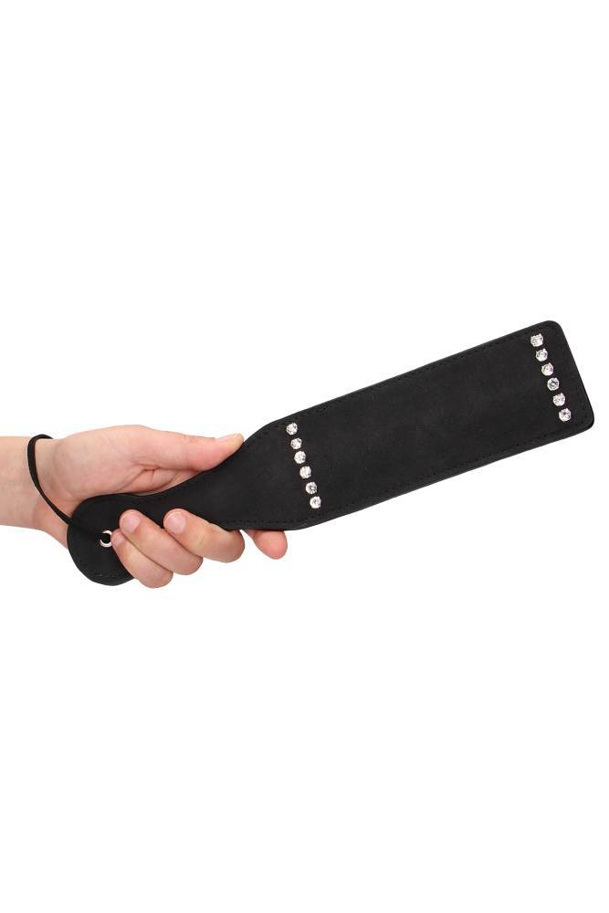 Ouch by Shots - Diamond Studded Paddle - Black - Stag Shop