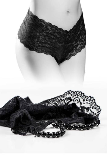 Pipedream - Hookup Panties - Pleasure Pearl Boy Shorts with Stimulating Pearls - Size XL-XXL - Stag Shop