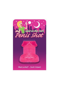 Thumbnail for Kheper Games - Glowing Penis Shot Glass - Pink - Stag Shop