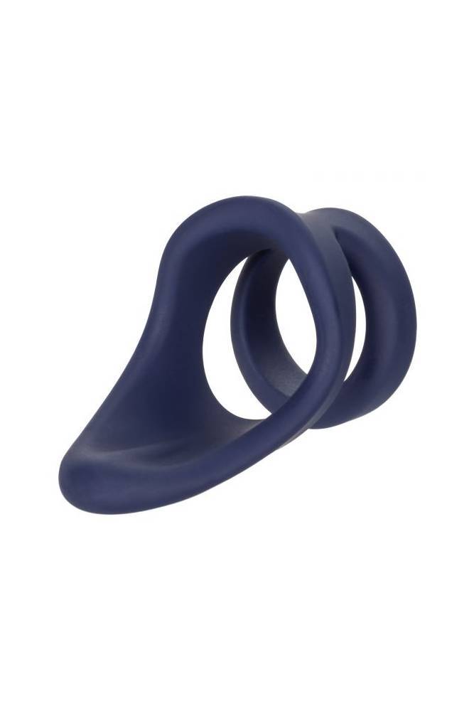 Cal Exotics - Viceroy - Perineum Dual Cock Ring - Blue - Stag Shop