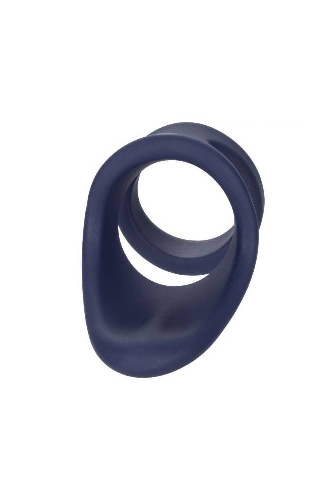 Cal Exotics - Viceroy - Perineum Dual Cock Ring - Blue - Stag Shop