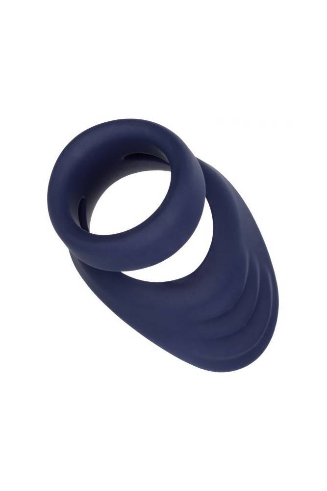 Cal Exotics - Viceroy - Perineum Dual Cock Ring - Blue - Stag Shop