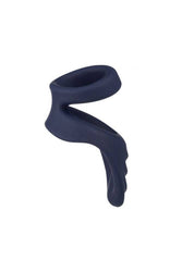 Cal Exotics - Viceroy - Perineum Dual Cock Ring - Blue - Stag Shop