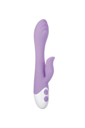 Evolved - Pleasing Petal - Flickering Dual Vibrator - Purple - Stag Shop