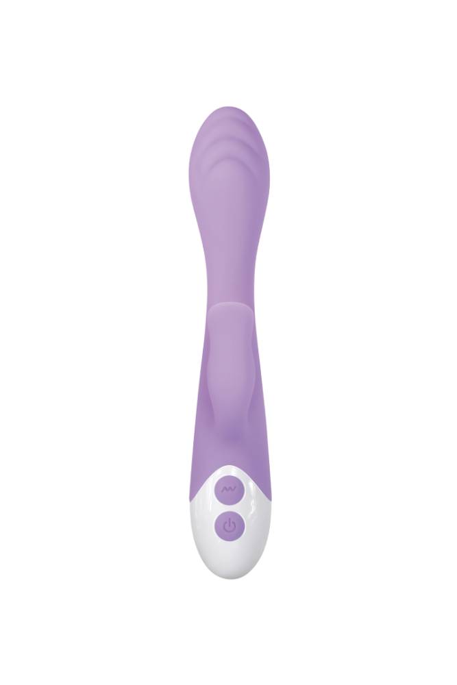 Evolved - Pleasing Petal - Flickering Dual Vibrator - Purple - Stag Shop