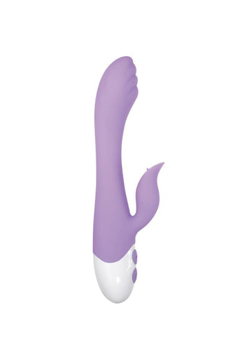 Evolved - Pleasing Petal - Flickering Dual Vibrator - Purple - Stag Shop