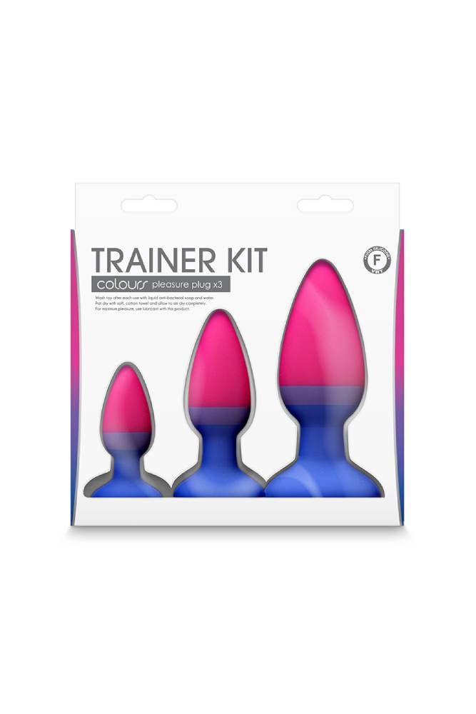 NS Novelties - Colours -  Silicone Bi-Flag Anal Training Kit - Stag Shop
