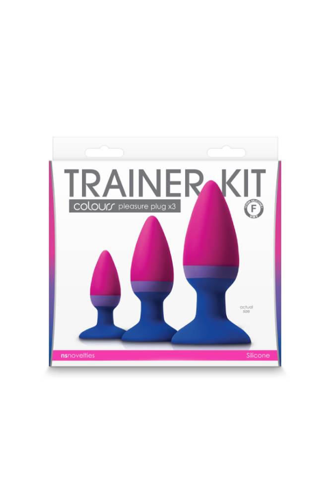 NS Novelties - Colours -  Silicone Bi-Flag Anal Training Kit - Stag Shop