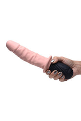 XR Brands - Power Pounder Vibrating and Thrusting Silicone Dildo - Stag Shop