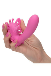 Cal Exotics - Venus G Butterfly Pulsing Wearable Remote Controlled Vibrator - Pink - Stag Shop