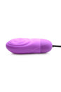 XR Brands - 7X Pulsing Rechargeable Silicone Bullet - Purple - Stag Shop