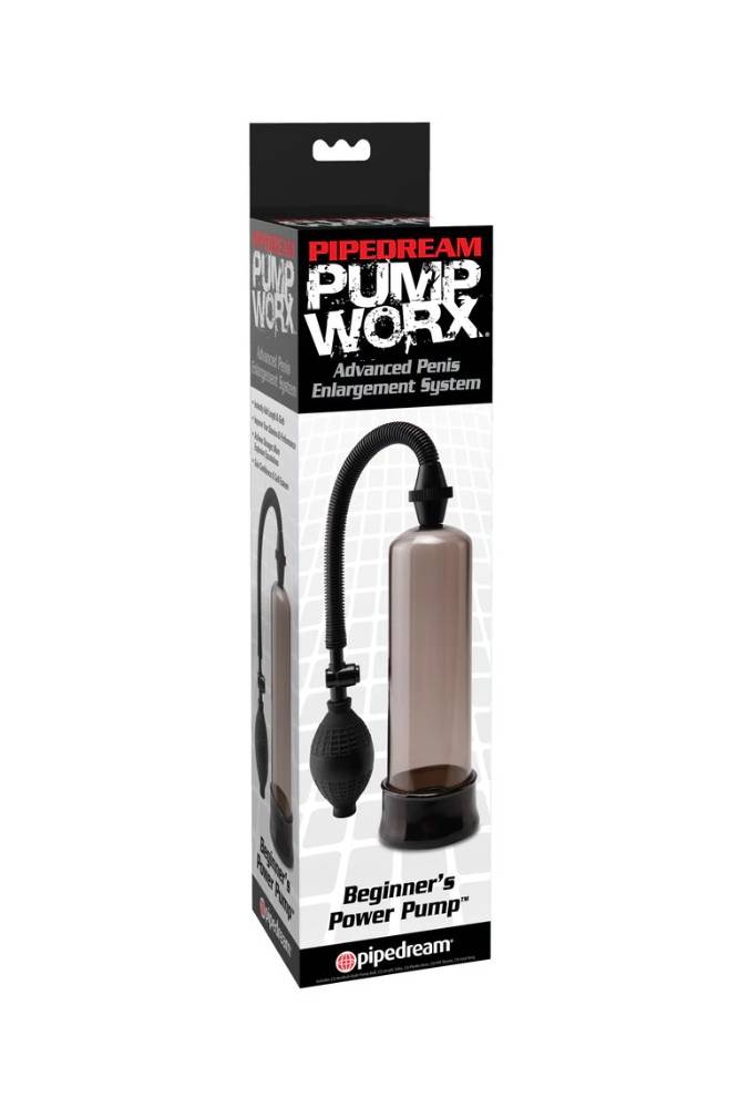 Pipedream - Pump Worx - Beginner's Power Penis Pump - Black - Stag Shop