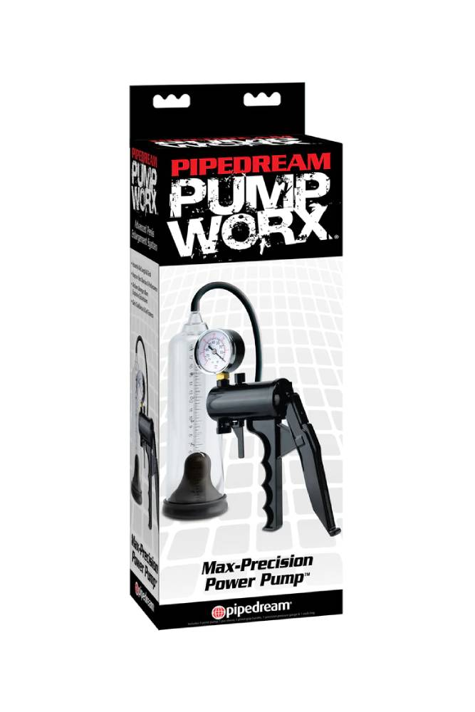 Pipedream - Pump Worx - Max Precision Penis Pump - Black - Stag Shop