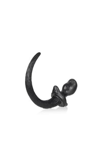 Thumbnail for Oxballs - Soft Puppy Tail Anal Plug- Pug Small - Black - Stag Shop