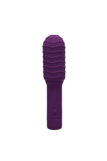 Doc Johnson - Pocket Rocket Elite - Rechargeable Waterproof Vibrator with Removable Sleeve - Purple - Stag Shop